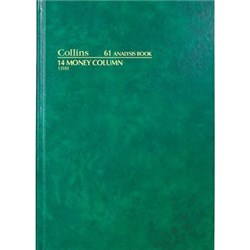 COLLINS ANALYSIS 61 SERIES A4 14 MONEY COLUMN GREEN
