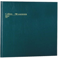 COLLINS ANALYSIS 700 SERIES 297X315MM 24 MONEY COLUMN GREEN