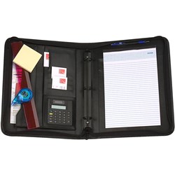 REXEL PROFESSIONAL COMPENDIUM DROP HANDLE ATTACHE CASE BLACK