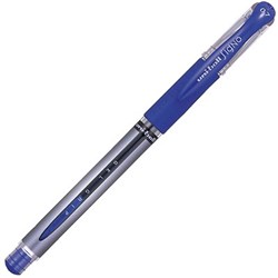 UNI-BALL UM151 SIGNO DX GEL GRIP ROLLERBALL PEN FINE 0.7MM BLUE