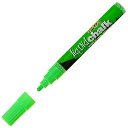 TEXTA LIQUID CHALK MARKER WET WIPE BULLET 4.5MM GREEN