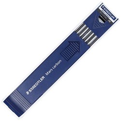 STAEDTLER MARS TECHNICO CLUTCH CARBON LEAD REFILLS HB 2.0MM PACK OF 12