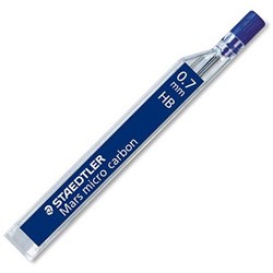 STAEDTLER MARS MICRO CARBON LEAD MECHANICAL HB 0.7MM TUBE OF 12