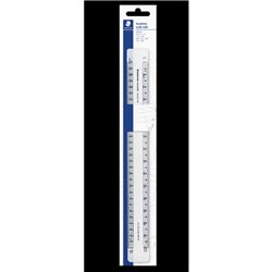 STAEDTLER ACADEMY SCALE RULER FRONT1:1-1:100 BACK1:20-1:500