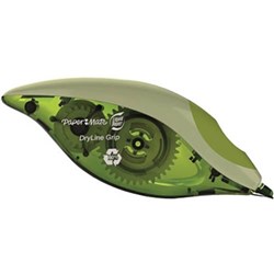 PAPER MATE LIQUID PAPER CORRECTION TAPE DRYLINE GRIP 5MM X 8.5M 60% RECYCLED