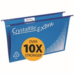 CRYSTALFILE SUSPENSION FILES POLYPROPYLENE BLUE PACK OF 20