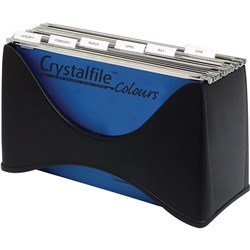 CRYSTALFILE ENVIRO DESKTOP FILER FOOLSCAP BLACK