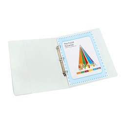 MARBIG CLEARVIEW INSERT BINDER A3 3D RING 32MM WHITE