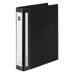 MARBIG ENVIRO DELUXE WIDE CAPACITY BINDER A4 2D RING 38MM BLACK