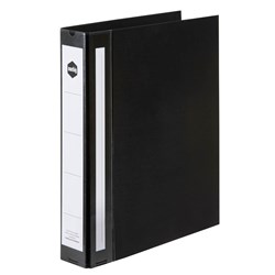 MARBIG ENVIRO DELUXE WIDE CAPACITY BINDER A4 4D RING 38MM BLACK