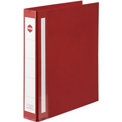 MARBIG ENVIRO DELUXE WIDE CAPACITY BINDER A4 4D RING 38MM RED
