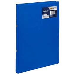 MARBIG PROFESSIONAL SERIES FLEXIBINDER SOFT COVER A4 2 RING 20MM ROYAL BLUE