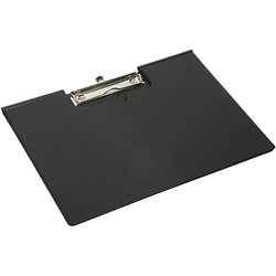 MARBIG PVC CLIPFOLDER A4 LANDSCAPE BLACK