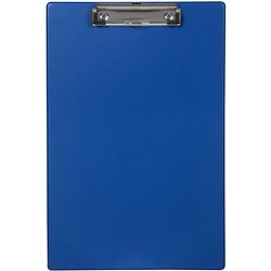 MARBIG PVC CLIPBOARD FOOLSCAP BLUE