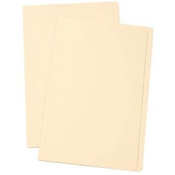 MARBIG MANILLA FOLDERS FOOLSCAP BUFF PACK OF 20