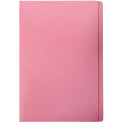 MARBIG MANILLA FOLDERS FOOLSCAP PINK PACK OF 20