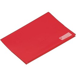 MARBIG POLYPICK DOCUMENT WALLET FOOLSCAP 25MM GUSSET RED