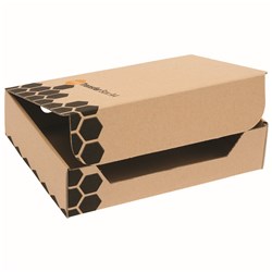 MARBIG ENVIRO TRANSFER BOXES A4 85W X 240D X 325MMH PACK OF 5 BROWN