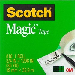SCOTCH 810 MAGIC TAPE 19MMX32.9M
