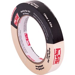 HYSTIK 805 MASKING TAPE CREAM 18MMX55M