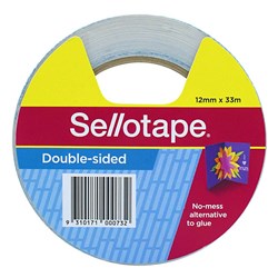 SELLOTAPE 404 DOUBLE SIDED TAPE 12MMX33M