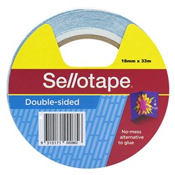 SELLOTAPE 404 DOUBLE SIDED TAPE 18MMX33M