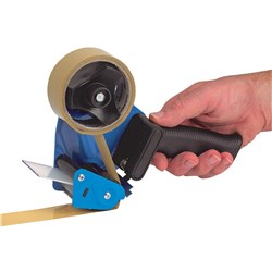 MARBIG PACKAGING TAPE HAND HELD DISPENSER FOR 50MM TAPE WITH 76MM CORE BLUE & BLACK