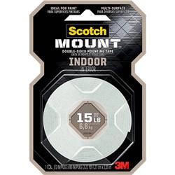 SCOTCH 110P MOUNTING TAPE 1.3CMX1.9M INDOOR STRIP