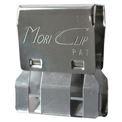 CARL MC52 MORI CLIP 30 SHEET CAPACITY SMALL SILVER BOX OF 50