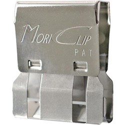CARL MC53 MORI CLIP 60 SHEET CAPACITY MEDIUM SILVER BOX OF 18