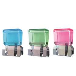 CARL MC53 MORI CLIP 60 SHEET CAPACITY MEDIUM ASSORTED COLOURS BOX OF 18