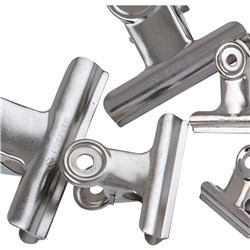 ESSELTE BULLDOG CLIP 63MM CHROME