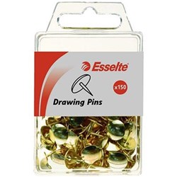 ESSELTE DRAWING PINS BRASS PACK OF 150