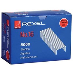 REXEL STAPLES NO.16 24/6 BOX OF 5000