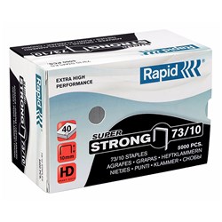 RAPID STAPLES SUPER STRONG 73/10 BOX OF 5000