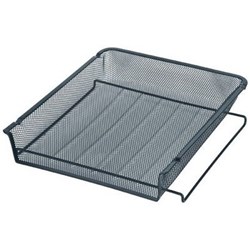 ESSELTE MESH DOCUMENT TRAY A4 PORTRAIT BLACK