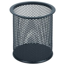 ESSELTE MESH PENCIL CUP BLACK