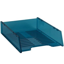 ITALPLAST NEON DOCUMENT TRAY MULTIFIT-NEON BLUE