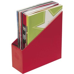 MARBIG BOOK BOXES SMALL 90W X 250D X 270MMH RED PACK OF 5