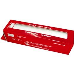 PRICING GUN LABELS BEST BEFORE PERMANENT 21X12MM PACK OF 10
