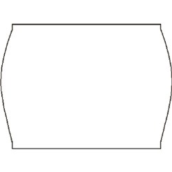 PRICING GUN LABELS WHITE PERMANENT 22X16MM PACK OF 10