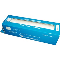 PRICING GUN LABELS BEST BEFORE PERMANENT 22X16MM PACK OF 10