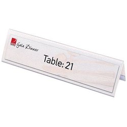REXEL NAME PLATES 210 X 59MM LARGE BOX OF 25