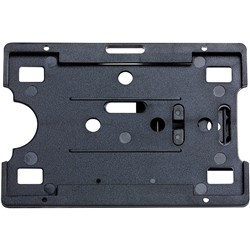 REXEL RIGID ID CARD HOLDERS SECURITY CARD WITH ADJUSTABLE CLIP PACK OF 10