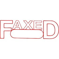 XSTAMPER STAMP CX-BN 1350 FAXED/DATE RED