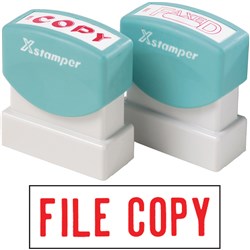 XSTAMPER STAMP CX-BN 1071 FILE COPY RED