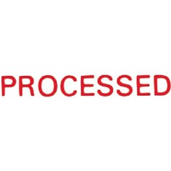 XSTAMPER STAMP CX-BN 1314 PROCESSED RED