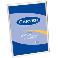 CARVEN CERTIFICATE FRAME A4 WALL MOUNTABLE SILVER