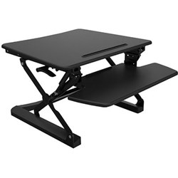 RAPIDLINE RAPID RISER MANUAL DESK RISER LARGE 890W X 590D X 120-500MMH BLACK
