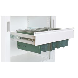 STEELCO FILE FRAME PULL OUT W1200 WHITE SATIN